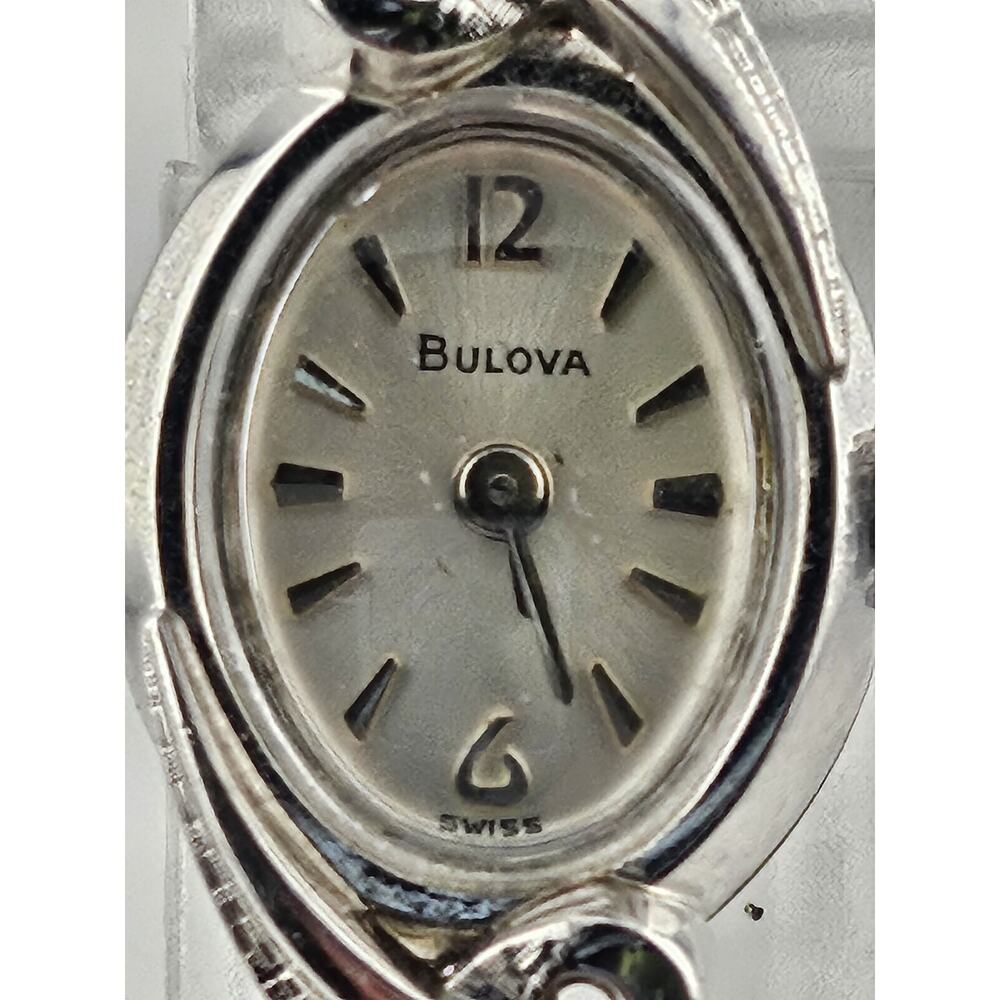 1968 Ladies Bulova 17 jewel "Leading Lady" Cocktail Watch Band Mint Condition - Picture 3 of 16